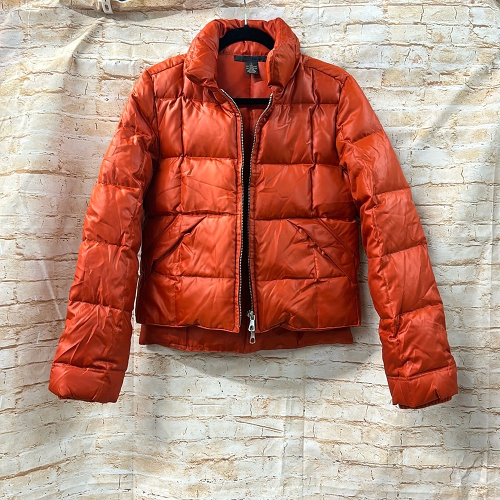 Lucky Brand Orange Puffer Jacket